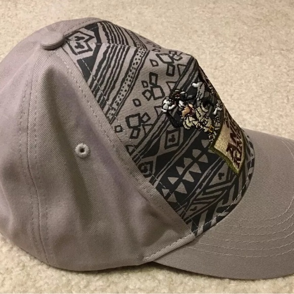 Disney Animal Kingdom Grey Hat Cap Strapback Embroidered Kids Youth Size 54-58cm - Picture 3 of 12